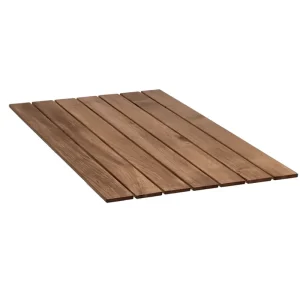 Bordsskiva, 120 x 70 cm Obehandlad teak Fynd